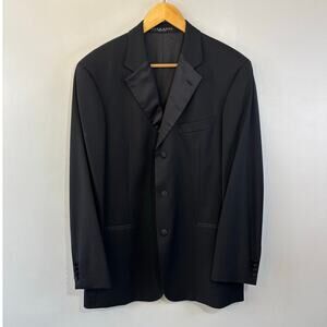 Hugo Boss Three Piece Baker Jazz Black Tuxedo 40R Vintage